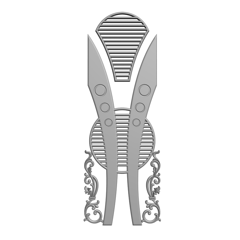 картинка Накладка на двери H3-144 3D-STL.COM