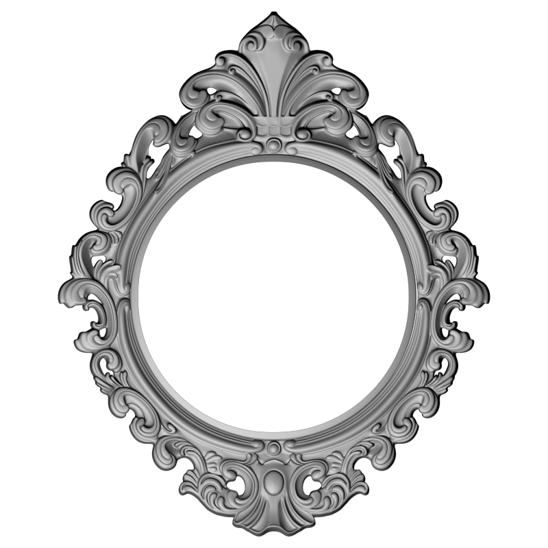 картинка Рамка резная D14-665 3D-STL.COM
