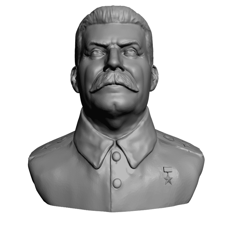 картинка Сталин L2-045 3D-STL.COM