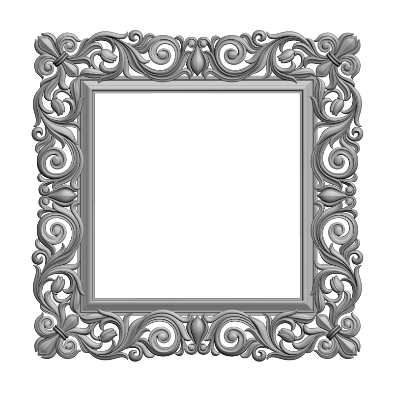 картинка Рама резная D14-514 3D-STL.COM