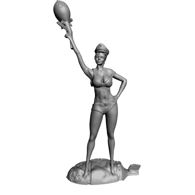 картинка Ядерная Мисс L3-134 3D-STL.COM