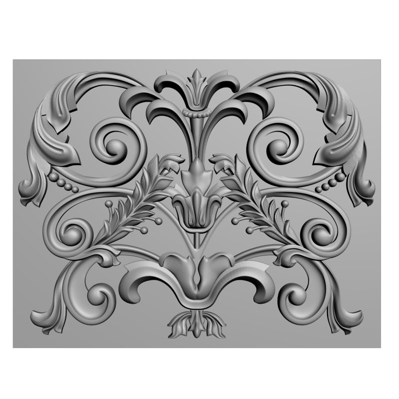 картинка Элемент декора D10-525 3D-STL.COM