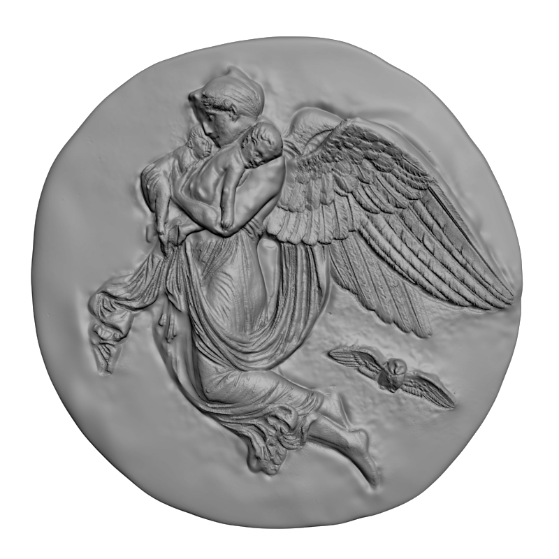 картинка Ангел защитник V1-067 3D-STL.COM