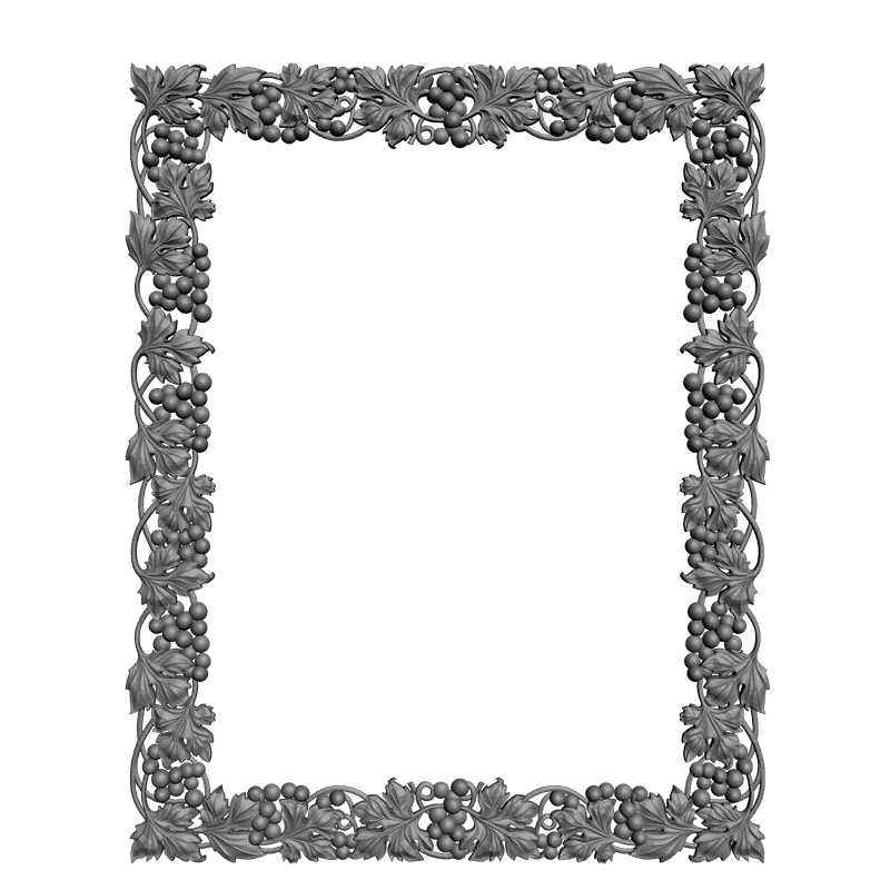 картинка Рама резная D14-220 3D-STL.COM