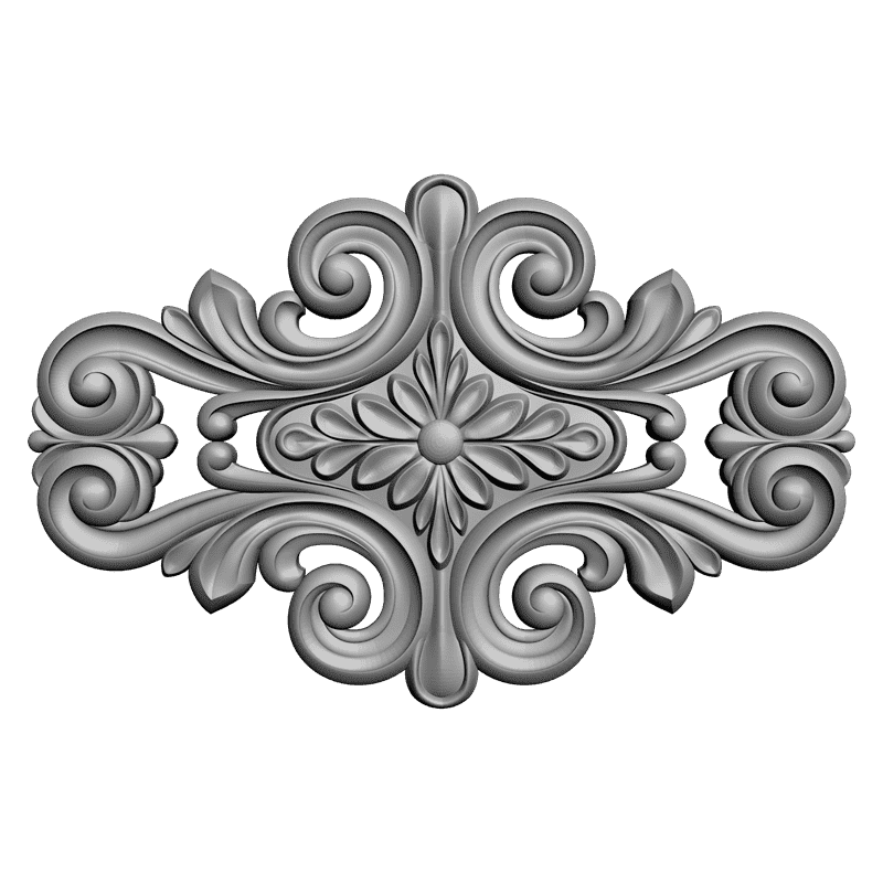 картинка Розетка резная D16-125 3D-STL.COM