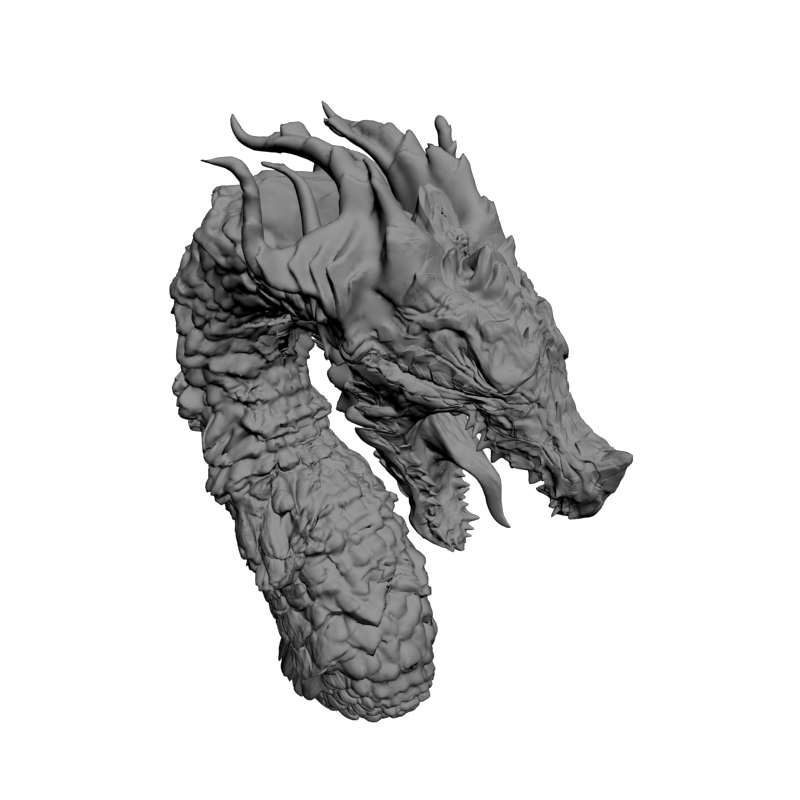картинка Дракон F6-038 3D-STL.COM