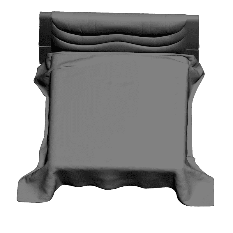 картинка Кровать M4-142 3D-STL.COM