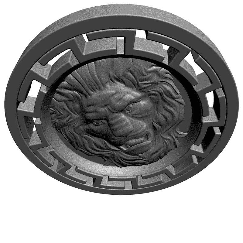 картинка Лев F1-004 3D-STL.COM