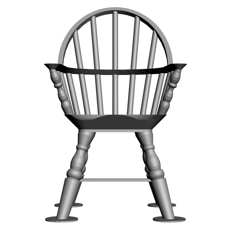 картинка Стул Виндзор M9-042 3D-STL.COM