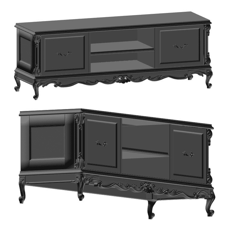 картинка ТВ-тумба M12-010 3D-STL.COM