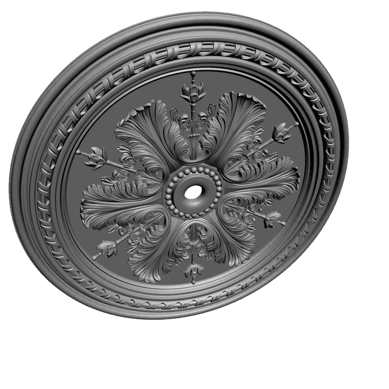 картинка Розетка резная D16-101 3D-STL.COM