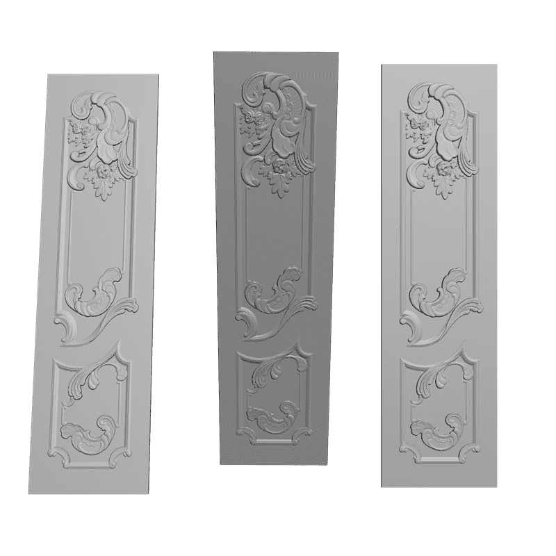 картинка Дверь резная H3-018 3D-STL.COM