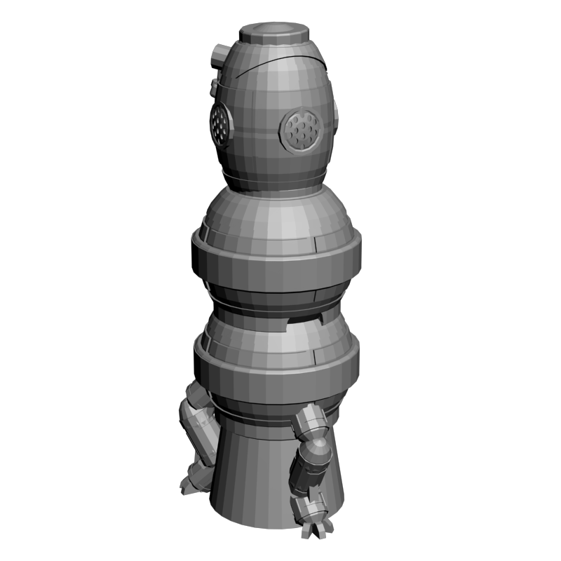 картинка Шахматы Роботы PI3-130 3D-STL.COM