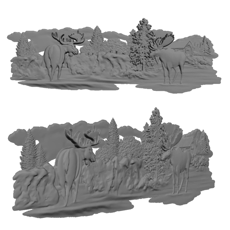 картинка Лоси D12-420 3D-STL.COM