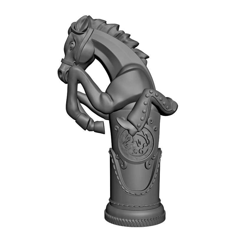картинка Брыкающвяся Лошадь PI1-436 3D-STL.COM