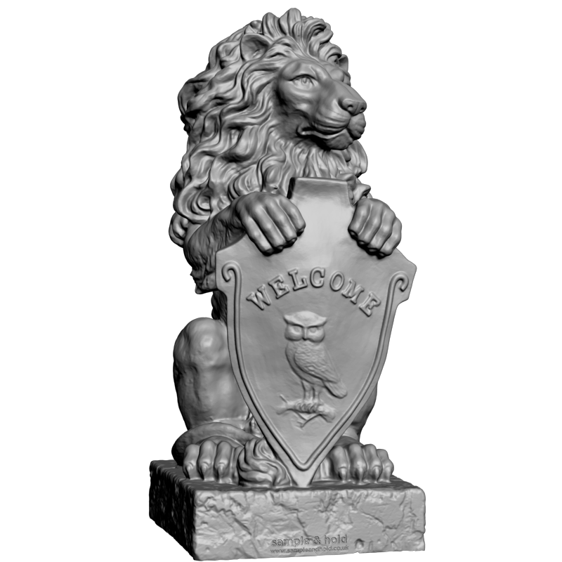 картинка Лев Добро пожаловать F1-195 3D-STL.COM