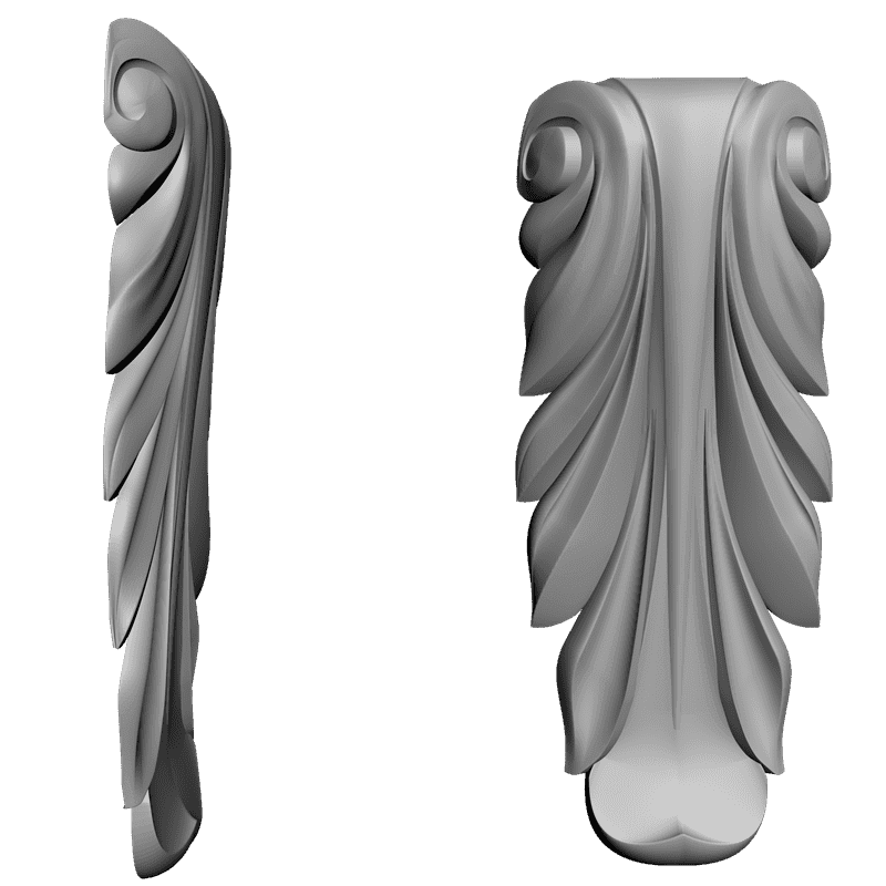 картинка Кронштейн резной D9-108 3D-STL.COM