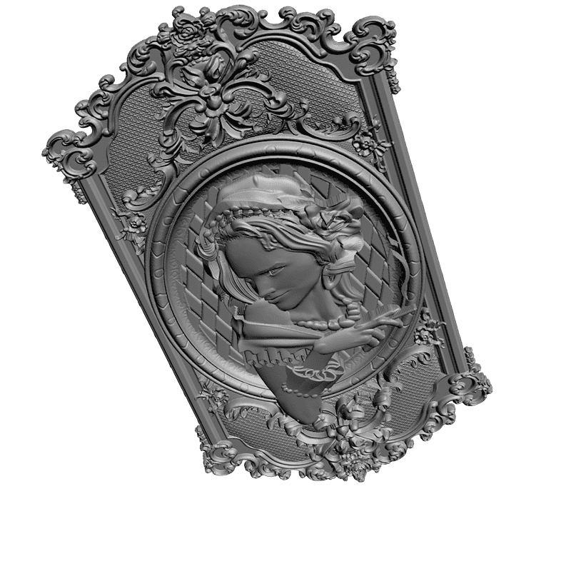 картинка Девушка L1-044 3D-STL.COM