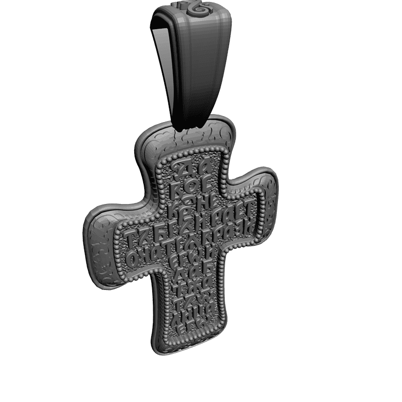картинка Крестик RY4-008 3D-STL.COM