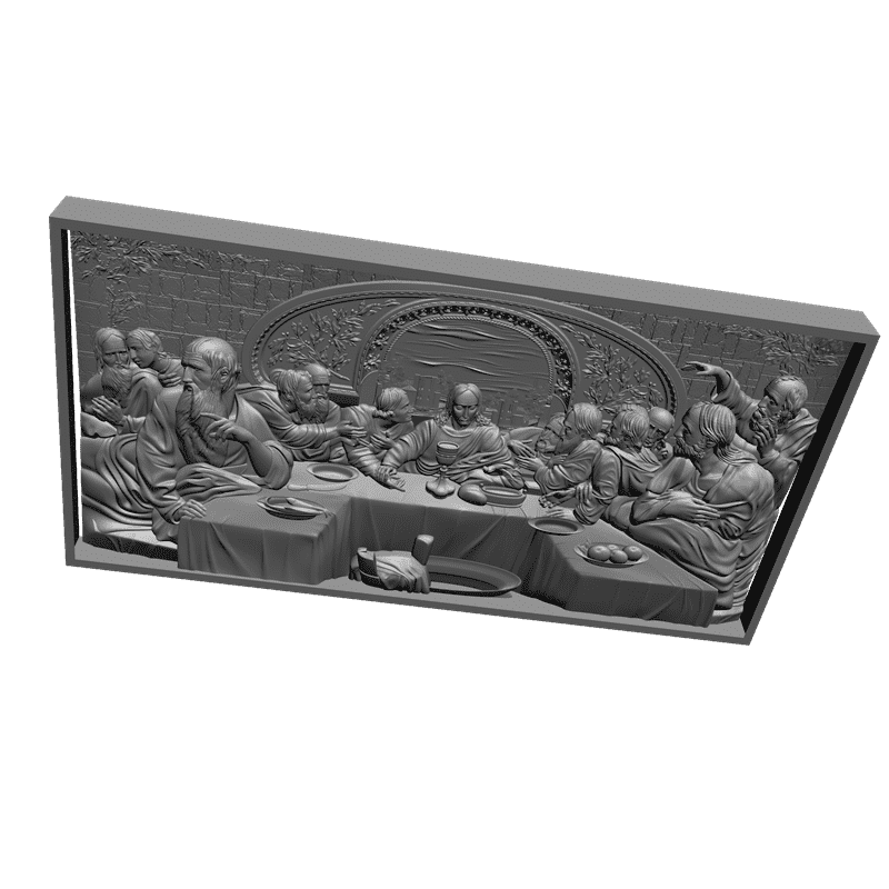 картинка Тайная вечеря D12-183 3D-STL.COM