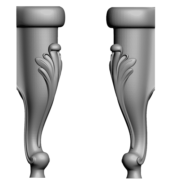 Резные ножки. Ножка 064, 3d модель STL. STL модель ножка MN-034. Кабриоль ножки STL. STL модель ножки кабриоль.