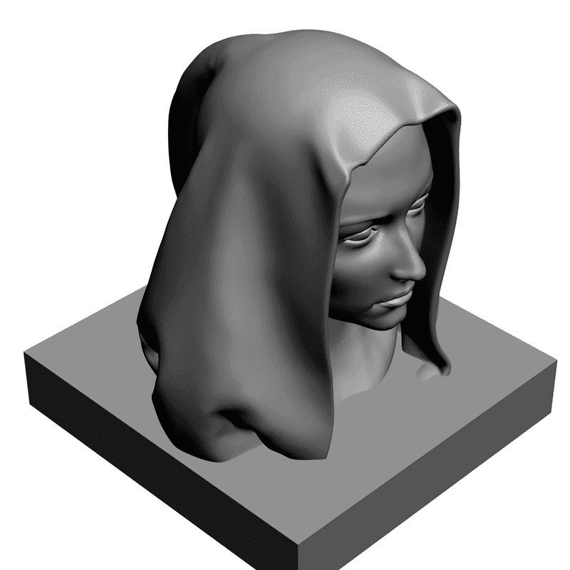 картинка Девушка L2-001 3D-STL.COM