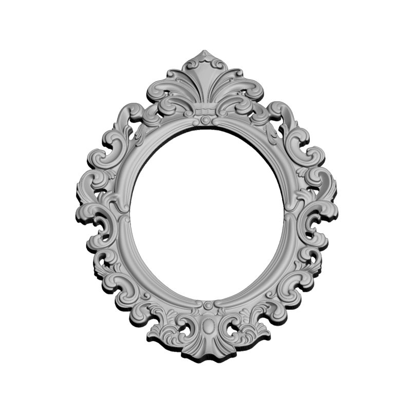 картинка Рамка резная D14-600 3D-STL.COM