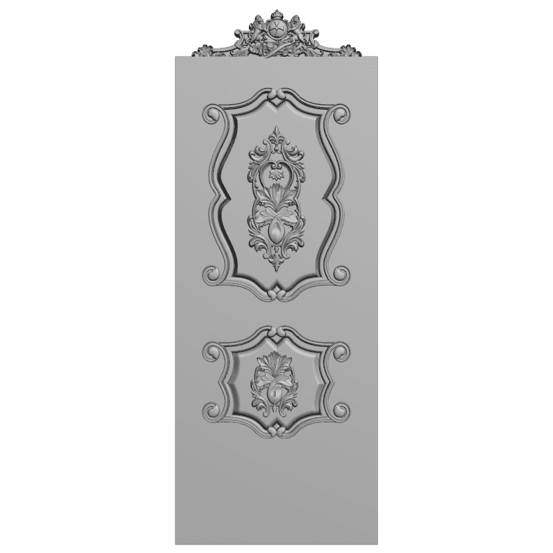 картинка Двери резные H3-072 3D-STL.COM