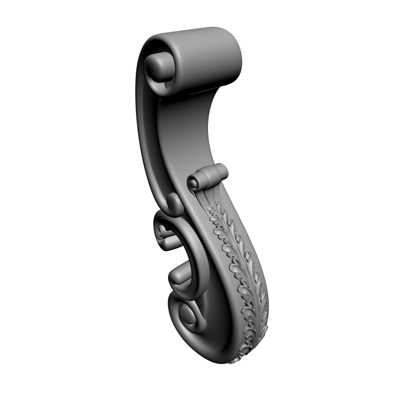картинка Элемент столба резного D17-070 3D-STL.COM