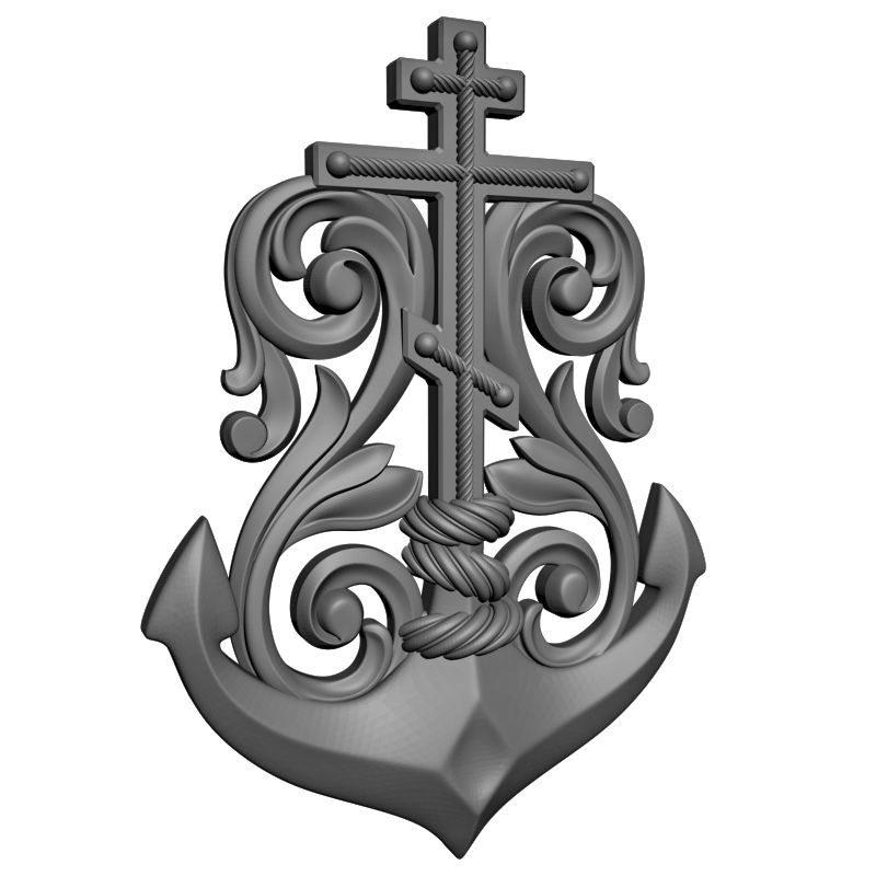 картинка Якорь P4-496 3D-STL.COM