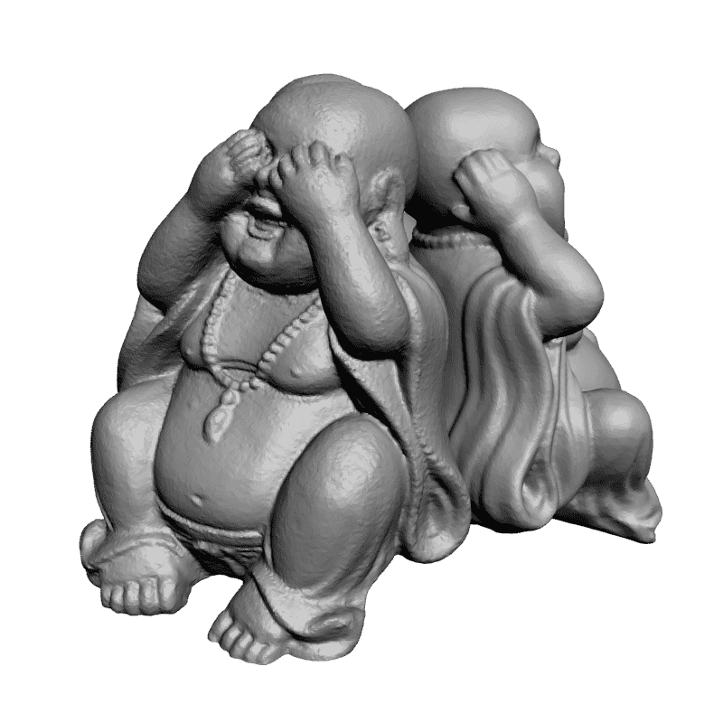 картинка Невижу неслышу неговорю V9-063 3D-STL.COM