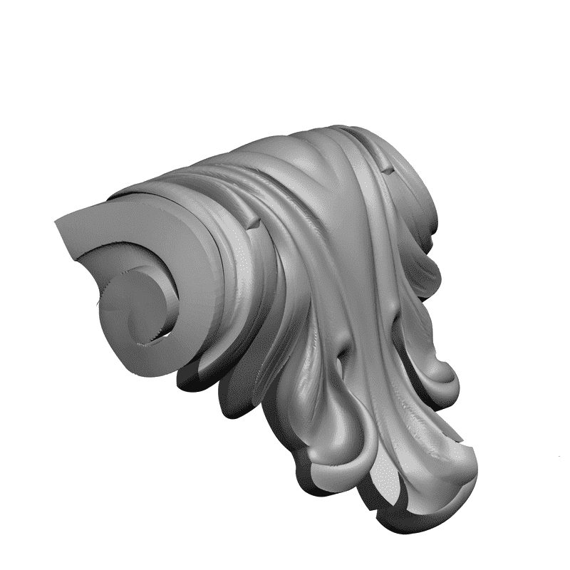 картинка Кронштейн резной D9-005 3D-STL.COM