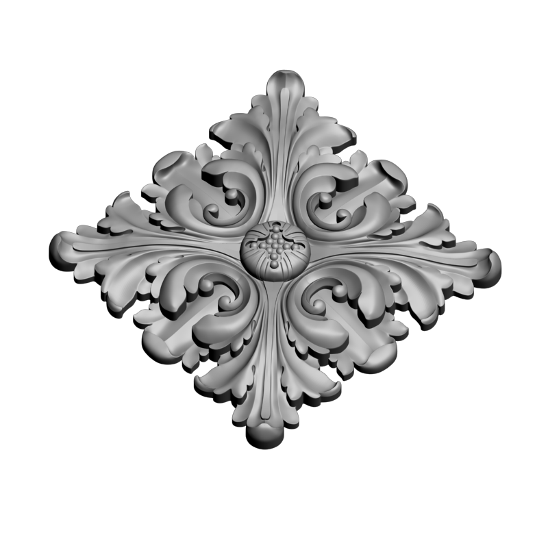 картинка Розетка резная D16-354 3D-STL.COM