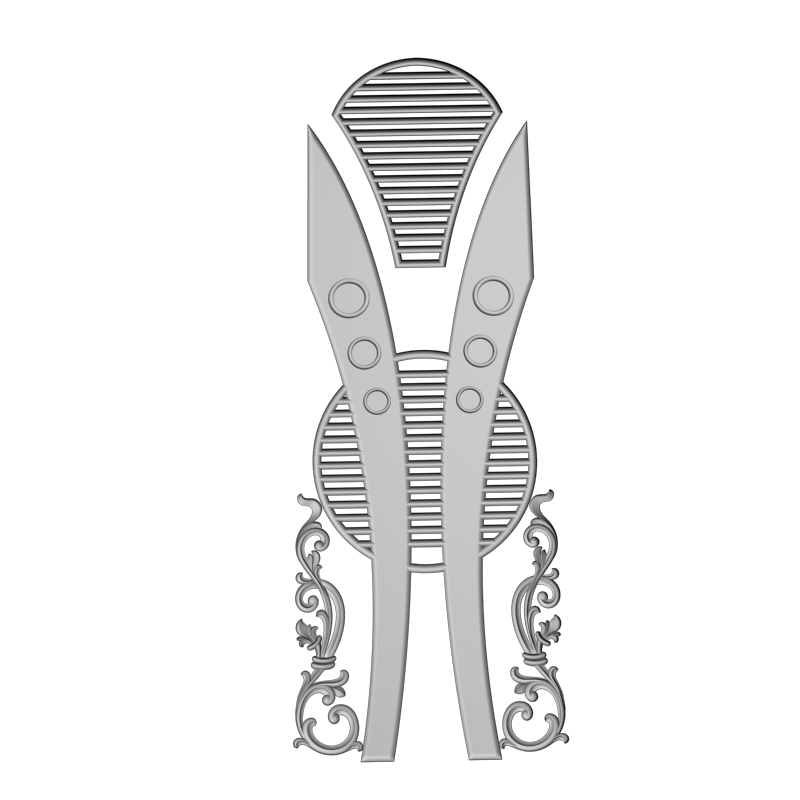 картинка Накладка на двери H3-144 3D-STL.COM