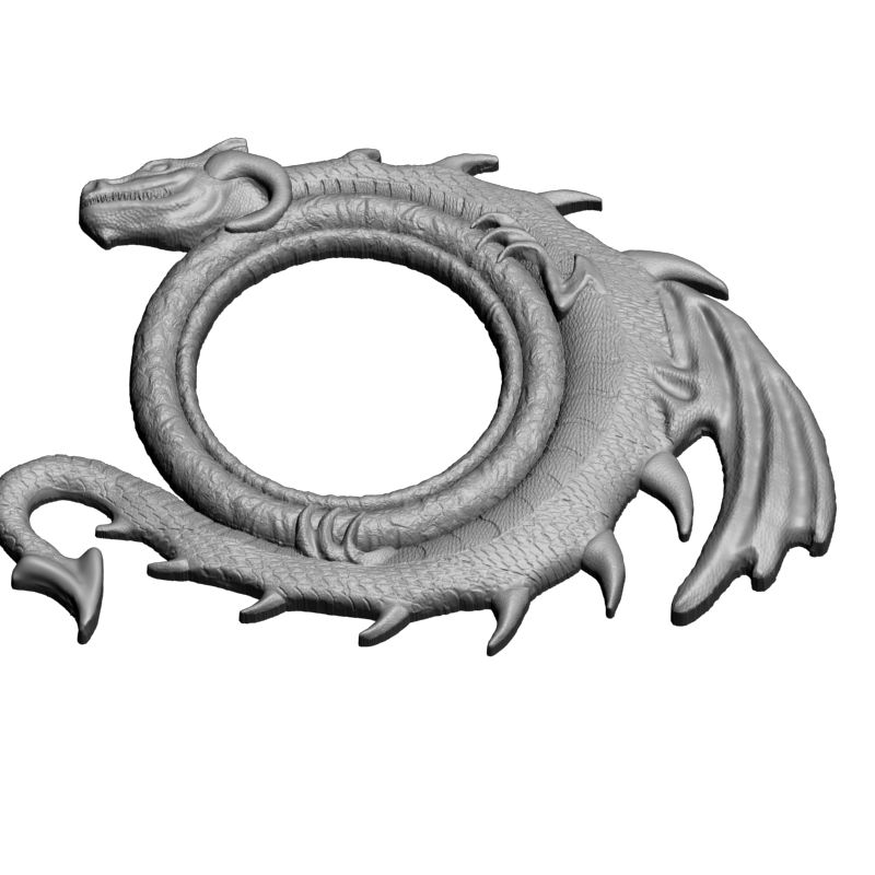 картинка Рама резная D14-552 3D-STL.COM
