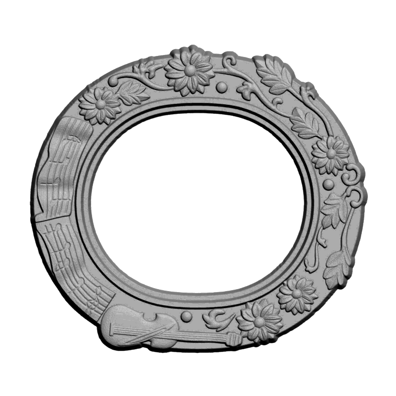 картинка Рамка резная D14-605 3D-STL.COM