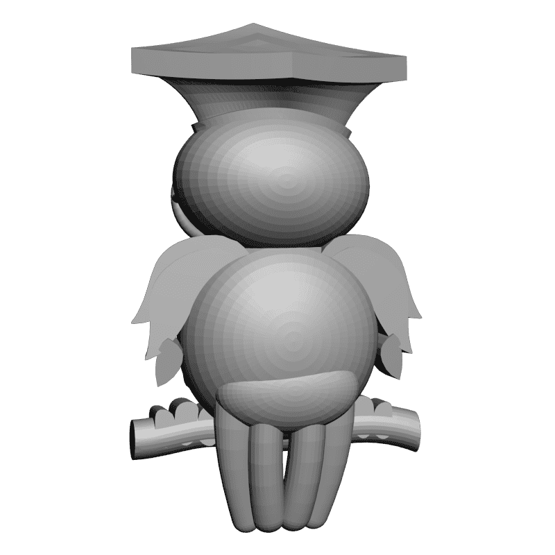 картинка Умная сова PI1-295 3D-STL.COM