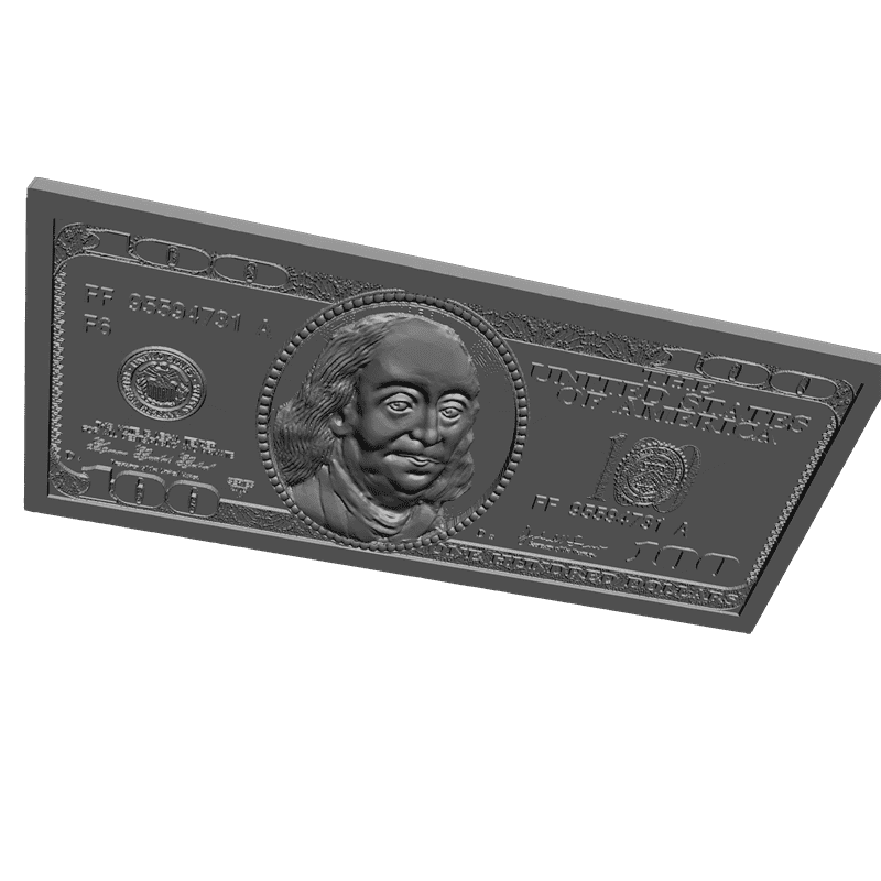 картинка Сто баксов P4-127  3D-STL.COM