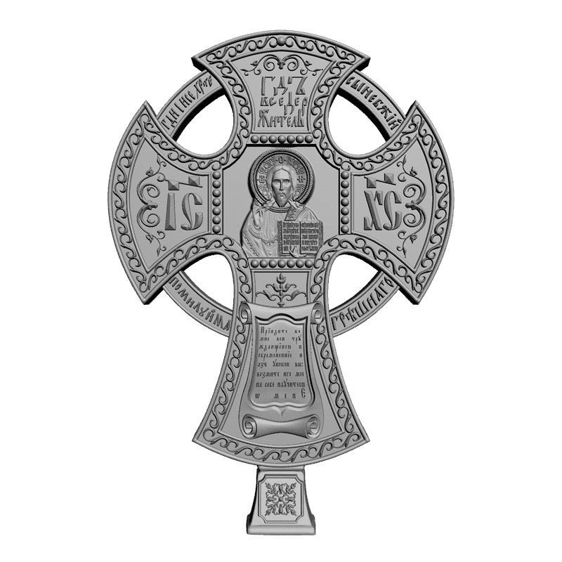 картинка Крестик RY4-041 3D-STL.COM