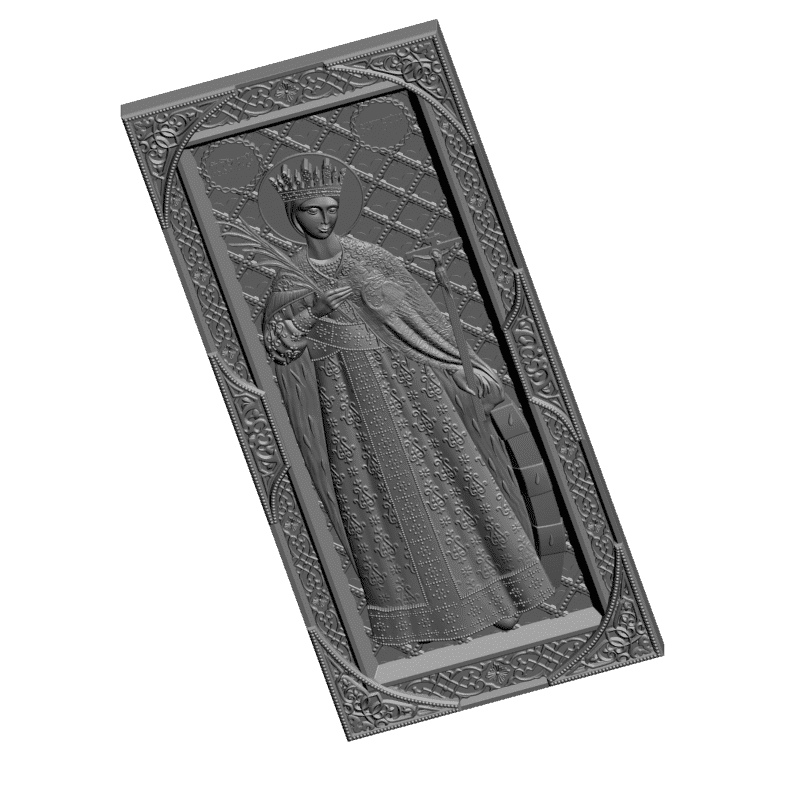 картинка Святая Екатерина V3-327 3D-STL.COM