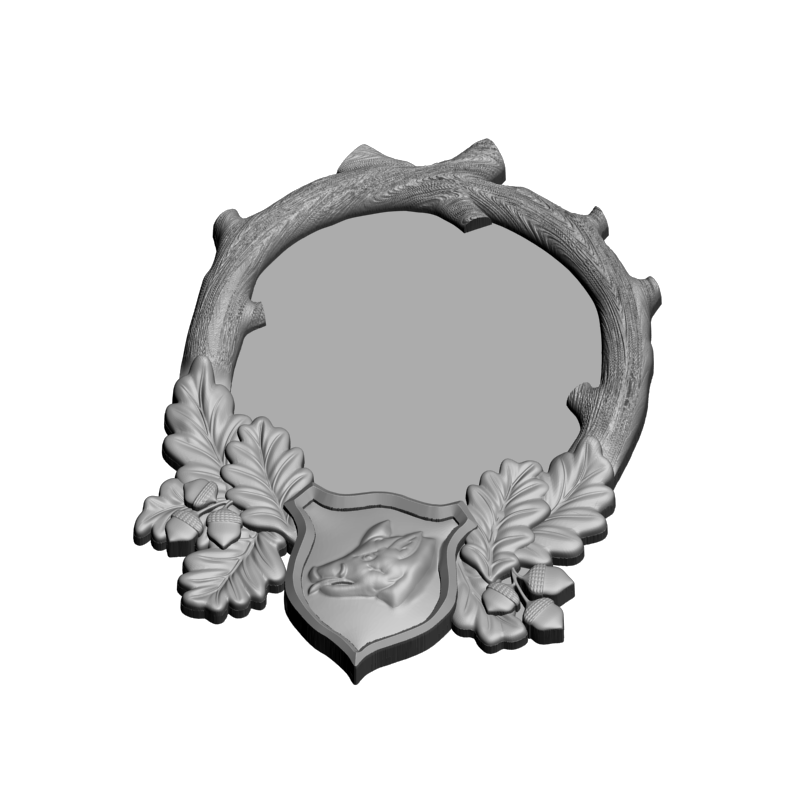 картинка Рамка резная D14-599 3D-STL.COM