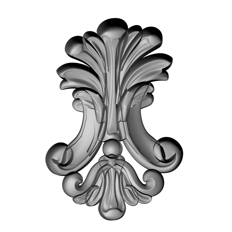 картинка Накладка декоративная D10-449 3D-STL.COM