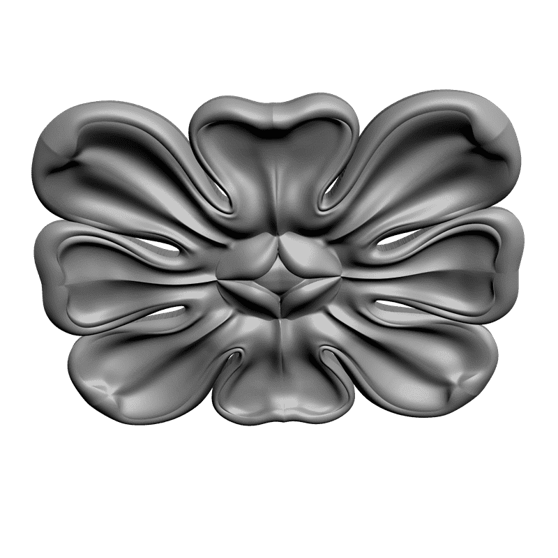 картинка Розетка резная D16-204 3D-STL.COM
