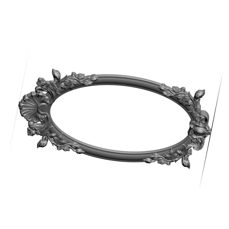 картинка Рамка резная D14-637 3D-STL.COM