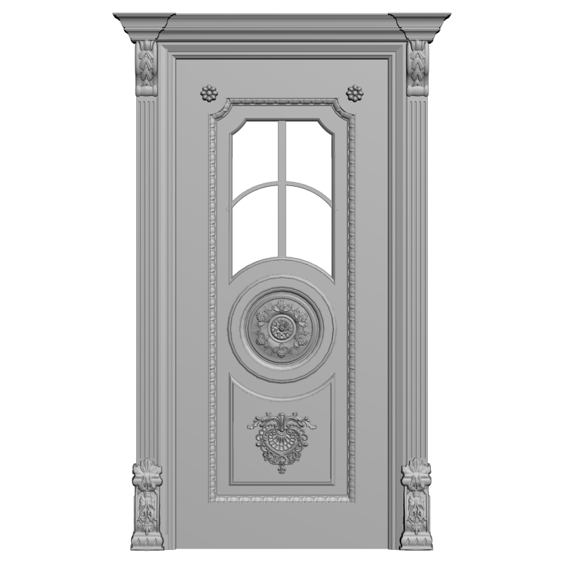картинка Двери резные H3-064 3D-STL.COM