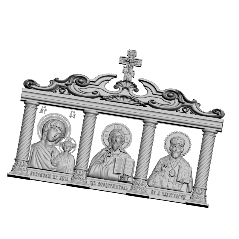 картинка Иконостас V3-477 3D-STL.COM