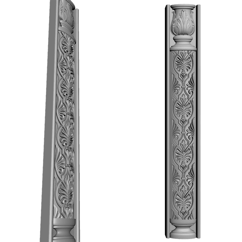 картинка Накладка резная D10-197 3D-STL.COM