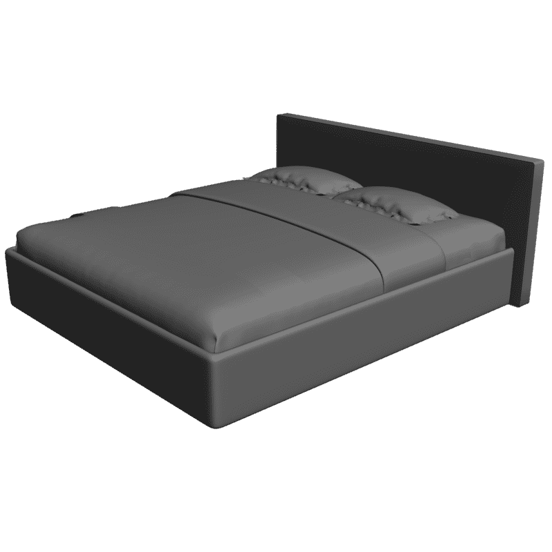 картинка Bed Cariba 180x200 - Dream Land M4-161 3D-STL.COM
