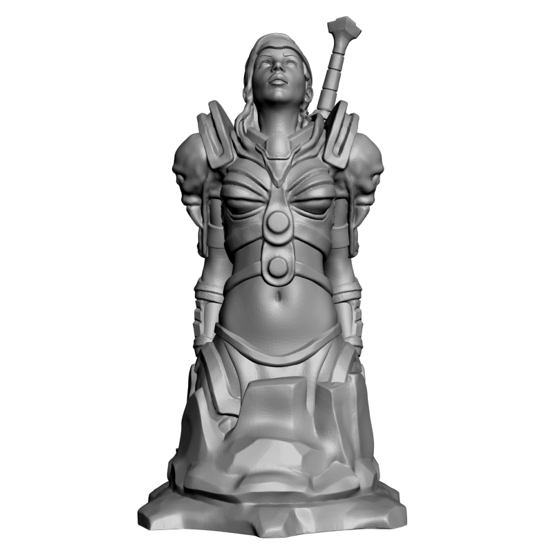 картинка Девушка-воин L3-290 3D-STL.COM