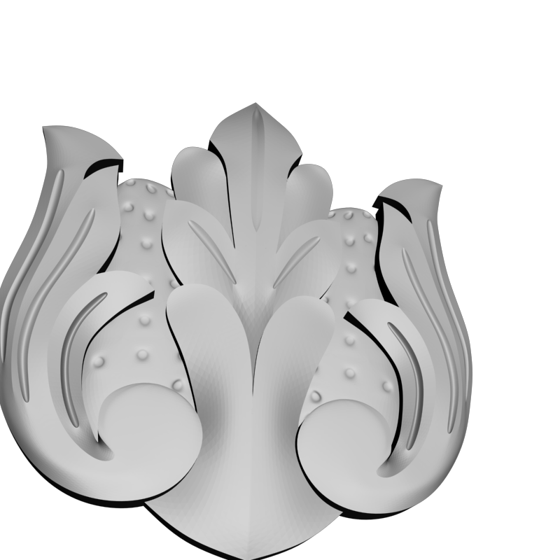 картинка Накладка резная D10-318 3D-STL.COM